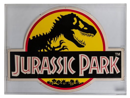 1993 Kenner Jurassic Park Double Sided Hanging Point of Purchase Display - 39 x 29 - CAS 75 | Goldin