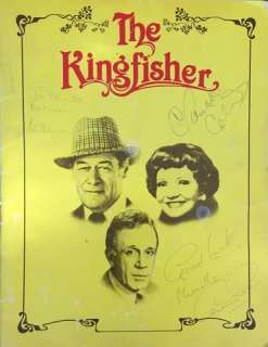 The King Fisher Playbill Signed | Premiere Props