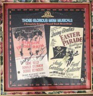 Singin’ In The Rain and Easter Parade MGM Musical Original sound track recordings album signed | Premiere Props