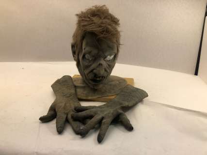 Lot 206 - "Percy Jackson: Sea Of Monsters" - Zombie Mask & pair of hands - 3 Piece set- "Rob"