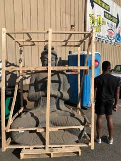 Large Meditation Buddha - approx. 48in x 65in x 88in - Retails over $8000 “made from Fiberstone” | Direct Liquidation