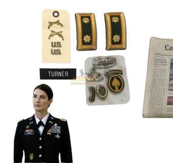 Lot 175 - Jack Reacher: Never Go Back (2016) - Turner (Cobie Smulders) ID and Insignia Set