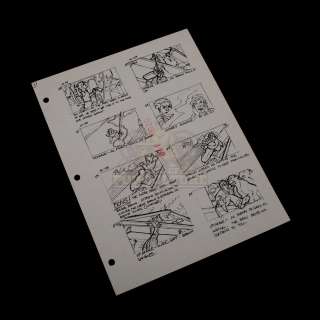 Back to the Future - Original Production Used Storyboard Print - 20-14 | Icons of Pop Culture