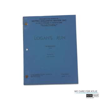 Lot 48 - Logans Run (1967) "The Fear Factor" Original Script