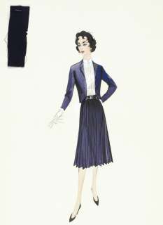 Suddenly, Last Summer: An original costume design for Elizabeth Taylor as ’Catherine Holly’, Columbia, 1959, | Bonhams