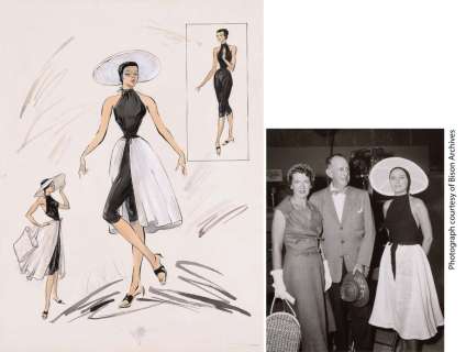 Lot 87 - Edith Head and Grace Kelly To Catch A Thief, 1955