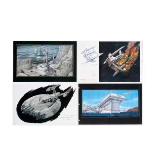 Lot 25 - Production-used color copies of concept art for Star Trek: Enterprise