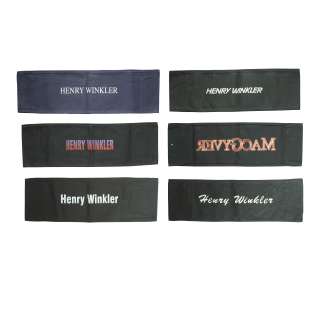 Lot 22 - Henry Winkler: A collection of directors chair backs from various movies