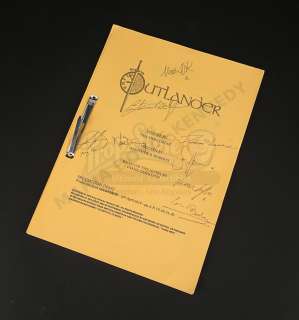 Outlander - Lot 12 - Outlander Charity Script Auction - Maria Doyle Kennedy‘s Cast Autographed Script - Episode 501 ‘The Fiery Cross‘ Goldenrod Draft