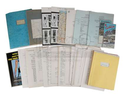 JAMES BOND: FOR YOUR EYES ONLY (1981) - Lot 393 - Script, Collection of Storyboards and Production Ephemera