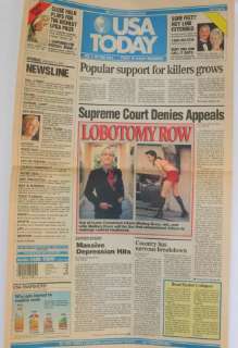 Natural Born Killers (1994) Prop Newspaper W/COA | GWS Auctions