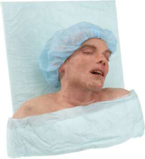 Tom and Bari Burman Nip/Tuck Prop Male Surgery Special Effects Bust....