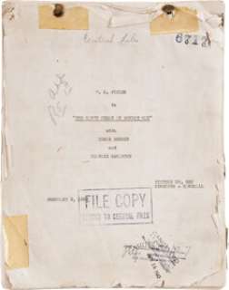 W.C. Fields Vintage You Can’t Cheat an Honest Man Script. | Heritage