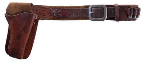 A Holster and Gun Belt from "El Dorado."