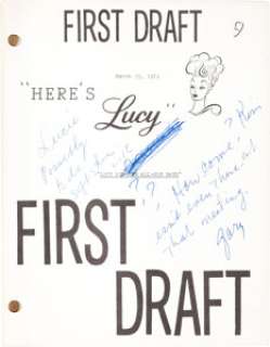 A Lucille Ball Annotated Script from "Here’s Lucy." | Heritage