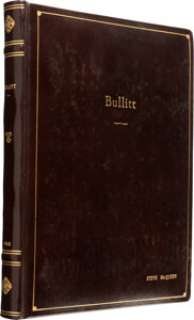 A Steve McQueen Owned Script from "Bullitt." | Heritage