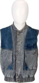 Kurt Cobain Owned Denim Vest.... | Heritage