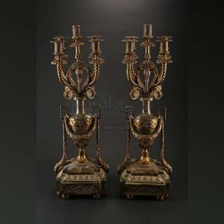 Hannibal | SEASON 3 Lecter (Mads Mikkelsen) and Mason Verger’s (Joe Anderson) Maitland-Smith Urn Candelabras | Propstore