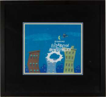 Elizabeth Montgomery "Samantha Stephens" Opening Title Animation Cel from Bewitched (Screen Gems/Hanna Barbera Studios, 1964).