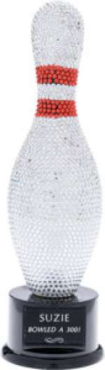 Jane Lynch "Sue Sylvester" "SUZIE BOWLED A 300!" Bowling Pin Award from Glee (Fox TV , 2009-...