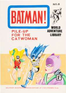 Batman World Adventure Library #8 Original Artwork (Walt Howarth, 1966). | Heritage