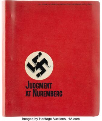 Judgment at Nuremberg (United Artists, 1961), Revised Final Screenplay, Signed by Screenwriter Abby Mann.
