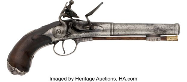 Keira Knightley "Elizabeth Swann" Photo-Matched Hero Queen Anne Flintlock Pistol from Pirates of the Caribbean: Dead Man’s Chest (Walt Disney, 2006). | Heritage