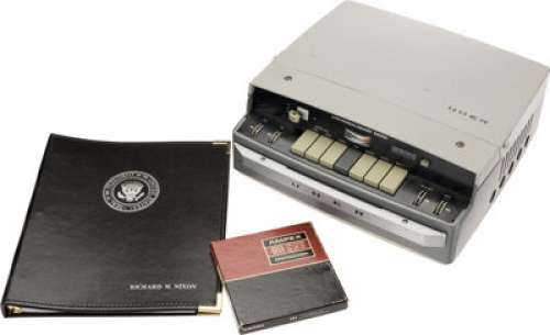 Nixon (Buena Vista, 1995), Anthony Hopkins "Richard M. Nixon" Vintage Reel-to-Reel Tape Recorder and Other Items.