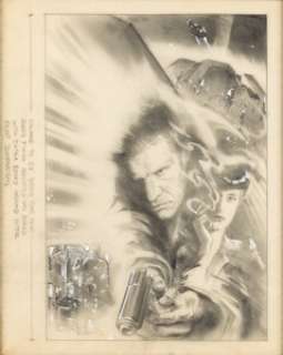 Blade Runner (Warner Bros., 1982), Original Movie Poster Pencil Concept Artwork by John Alvin. | Heritage
