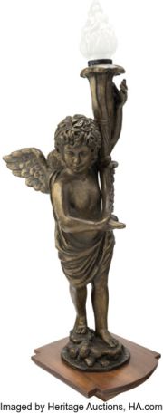 Titanic (TCF, 1997), Iconic Screen-Used Grand Staircase Cherub Fixture. (Total: 2 Items) | Heritage