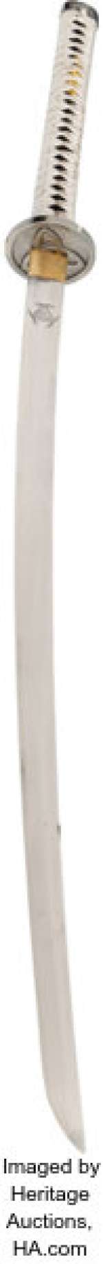 Michonne (Danai Gurira), Hero Katana and Sheath from The Walking Dead (AMC 2010-2022).