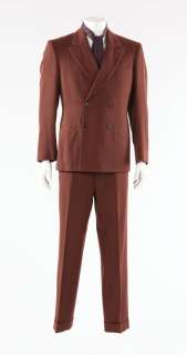 Lot 1161 - John Dillinger brown suit & tie from Public Enemies