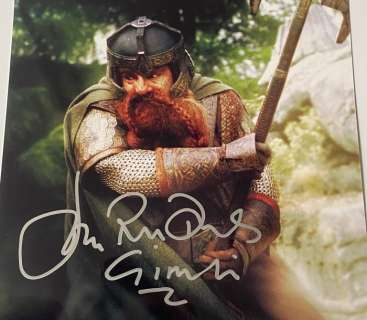 Lord of the Rings | Lord of the Rings - Signed by John Rhys Davies | Catawiki