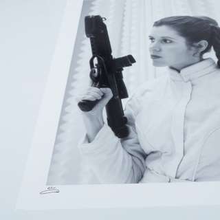 Star Wars - Carrie Fisher As "Princess Leia Organa" - Photography, | Star Wars - Carrie Fisher as "Princess Leia Organa" - Photography, - Fine Art Photographie - XL 70X50 cm ! - Limited Edition Nr 2/10 - Luxury Photo Paper | Catawiki