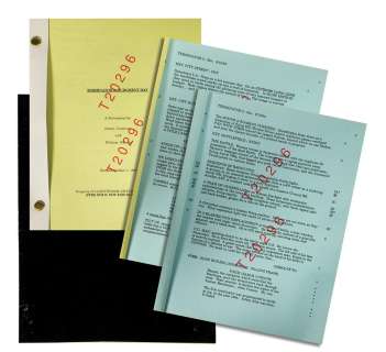 Terminator 2: Judgment Day Script. | Van Eaton Galleries