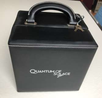 James Bond 007: A Quantum of Solace - Portable Martini cocktail set in leather case | Catawiki