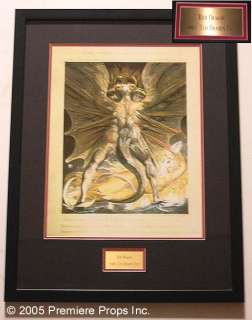 "RED DRAGON" Framed Edible Red Dragon Print Prop | Premiere Props