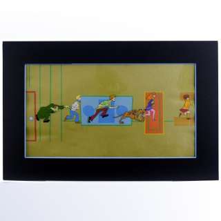 Scooby Doo, Where Are You! (T.V. Series, 1970) - Lot 1658 - Hand-Painted Creeper Chase Production Animation Cel with Background