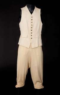 Lot 38 - Clark Gable vest & pantaloons Mutiny on the Bounty
