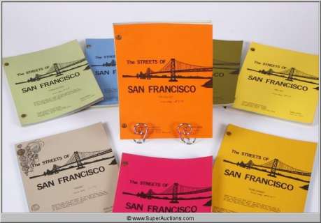 Streets of San Francisco Television Scripts | Super Auctions