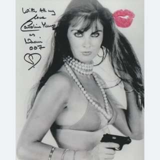 James Bond 007: The Spy Who Loved Me - Signed and Kissed by Caroline Munro (Naomi) | Catawiki