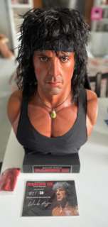 Rambo III - Sylvester Stallone, Custom Life size Bust by artist Edinho Maga - LE 25/30 - Statue - 60 cm - Resin - 2023 | Catawiki