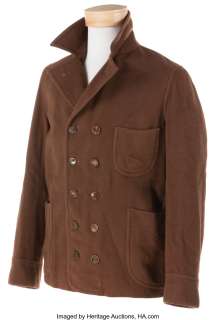 Robert De Niro "Vito Corleone" pea coat from The Godfather: Part II....