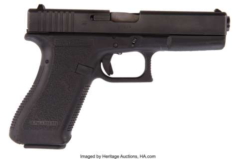 Tommy Lee Jones "Samuel Gerard" Glock G22 pistol from The Fugitive....