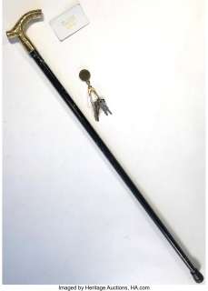 "Mr. Gold" hero cane, business card, and key ring from Once Upon a Time Season 1....