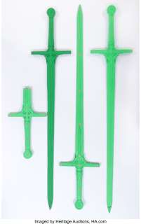 "Excalibur" Special FX swords for CGI (4) from Transformers: the Last Knight.... | Profiles in History