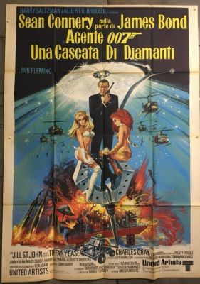 140x200 cm - JAMES BOND 007 / UNA CASCATA DI DIAMANTI | Catawiki