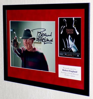 Freddy vs. Jason - Robert Englund (Freddy Krueger) Premium Framed, signed, COA + photo signing session | Catawiki