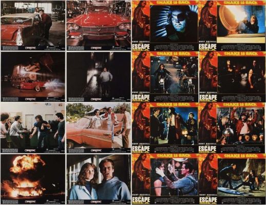 Christine / Escape from LA John Carpenter Original US Lobby Cards Lot | Catawiki