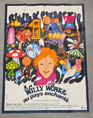 Willy Wonka & the Chocolate Factory - Willy Wonka au pays enchanté - 160x120 cm | Catawiki